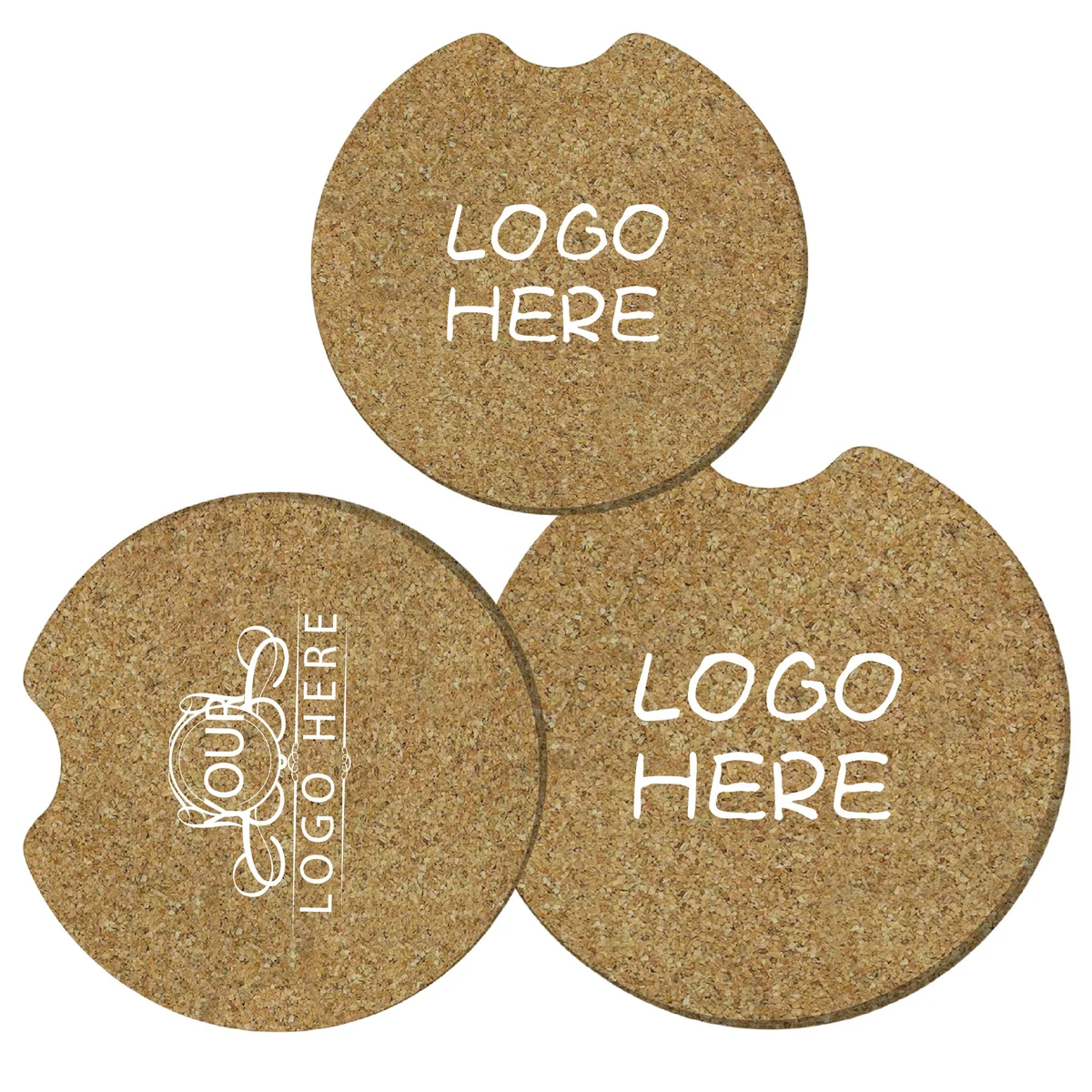 2½" Cork Car Coaster 1