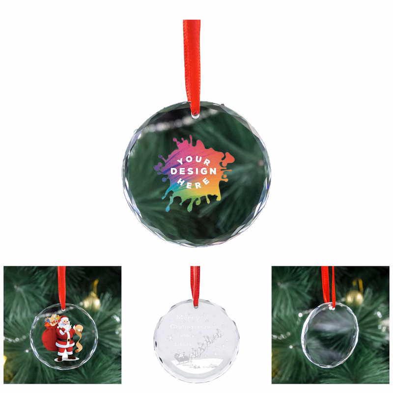 Clear Glass Ornaments
