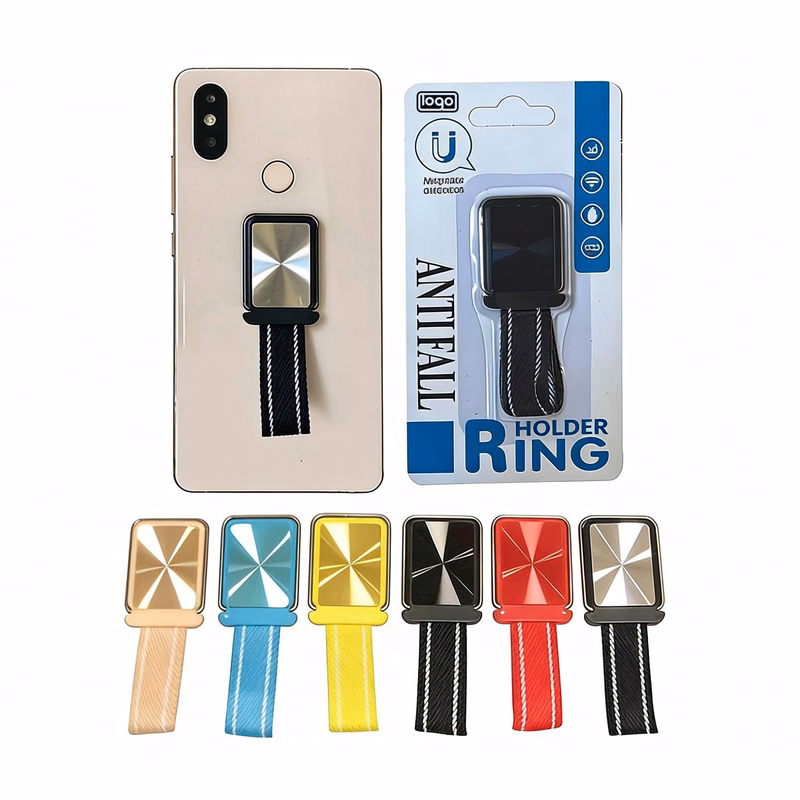 Solid Color Fabric Phone Ring Holder
