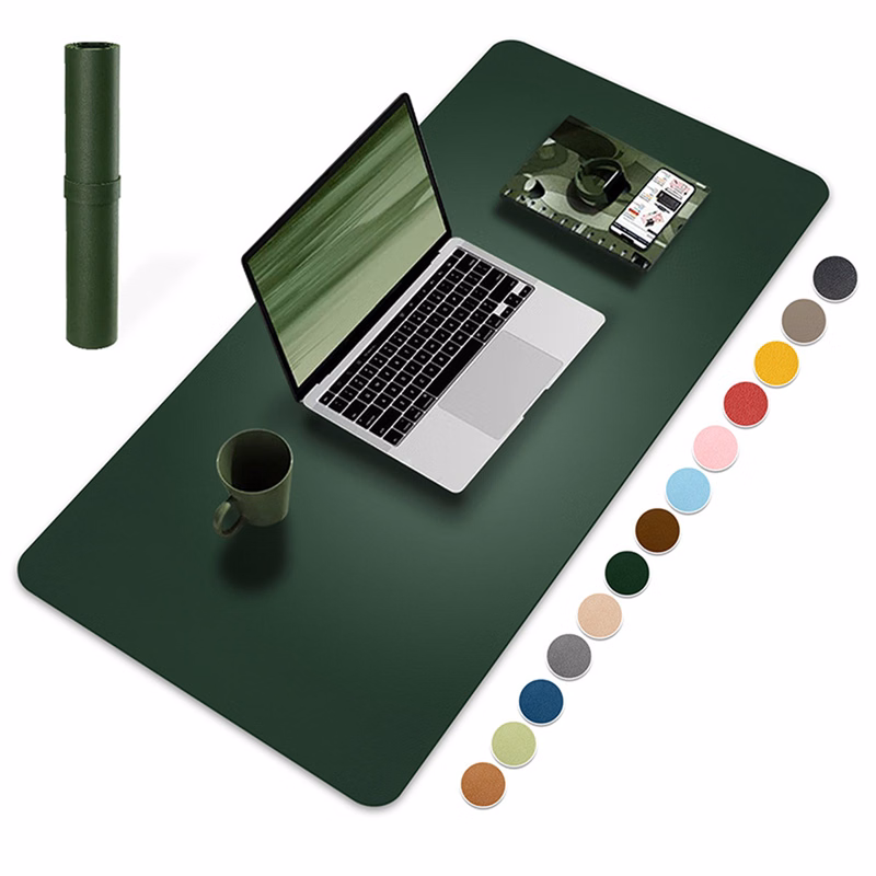 Large Leather Anti Slip Mouse Table Pad