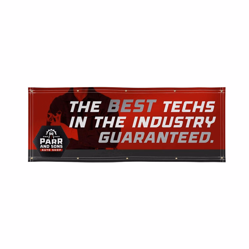 3' X 8' Super Poly Knit Fabric Banner