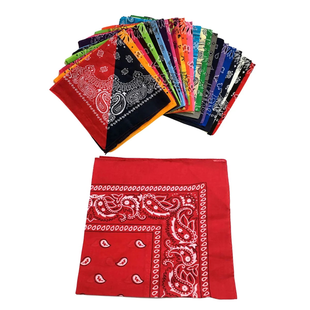 Cotton Square Scarf Bandana 1