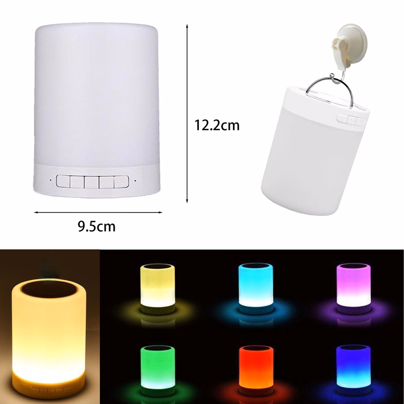 Colorful LED Lamp Bluetooth Speaker