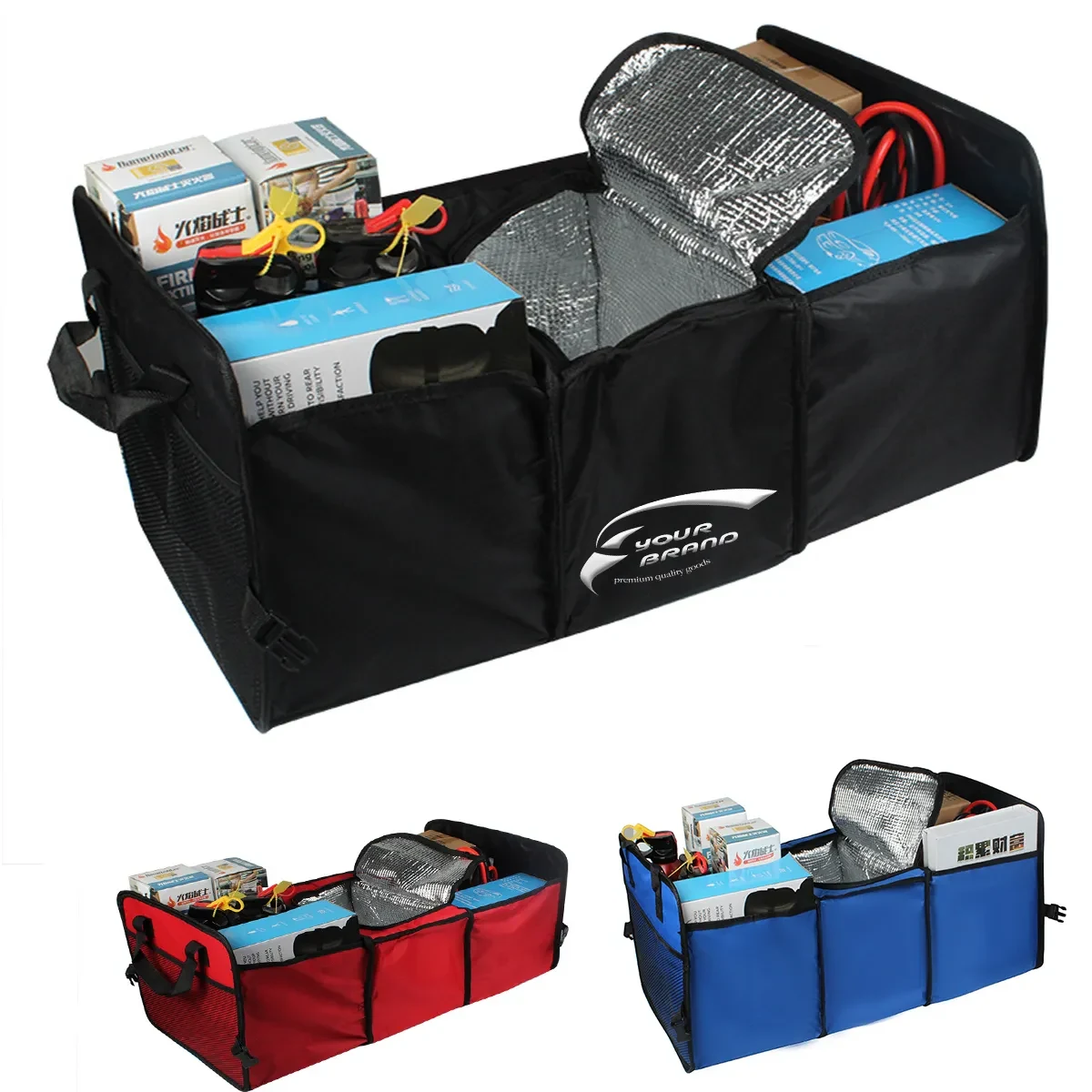 Multifunctional large capacity Retractable Bag Car Organizer 1