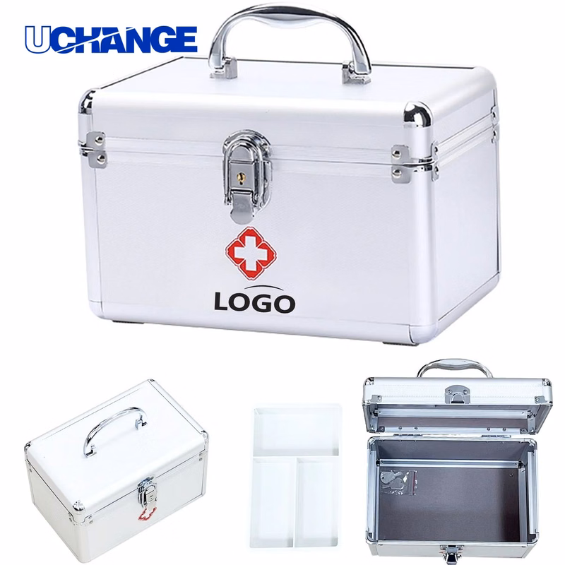 Emergency Aluminum Alloy Medicine Kit Organizer