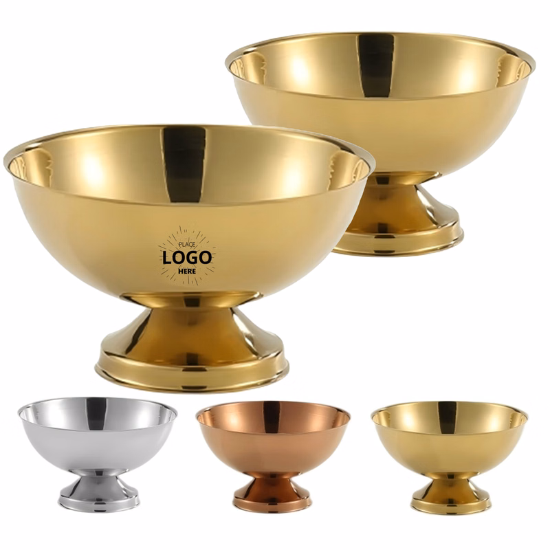 7oz Pedestal?Base Stainless Steel Dessert Bowl