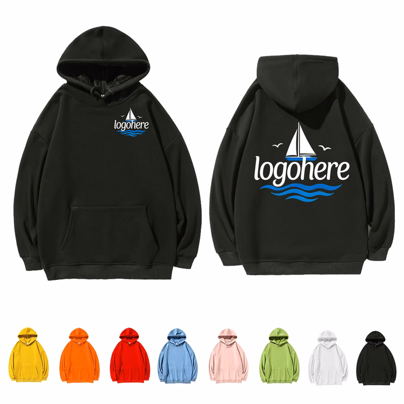 Customizable Fleece Lined Pullover Hoodie