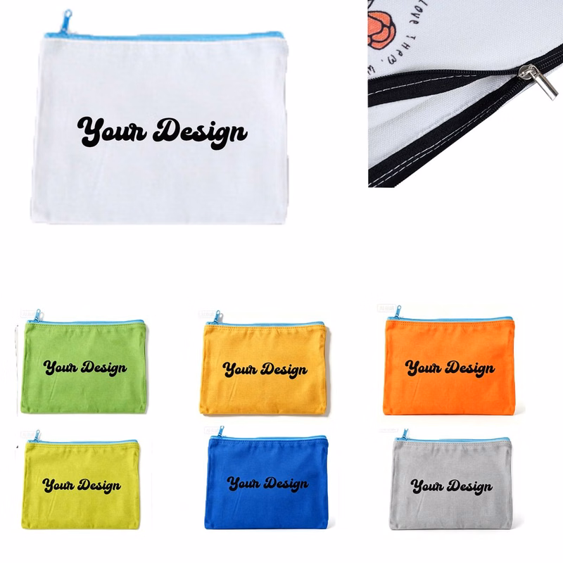 Eco-Friendly Natural Canvas Pencil Case