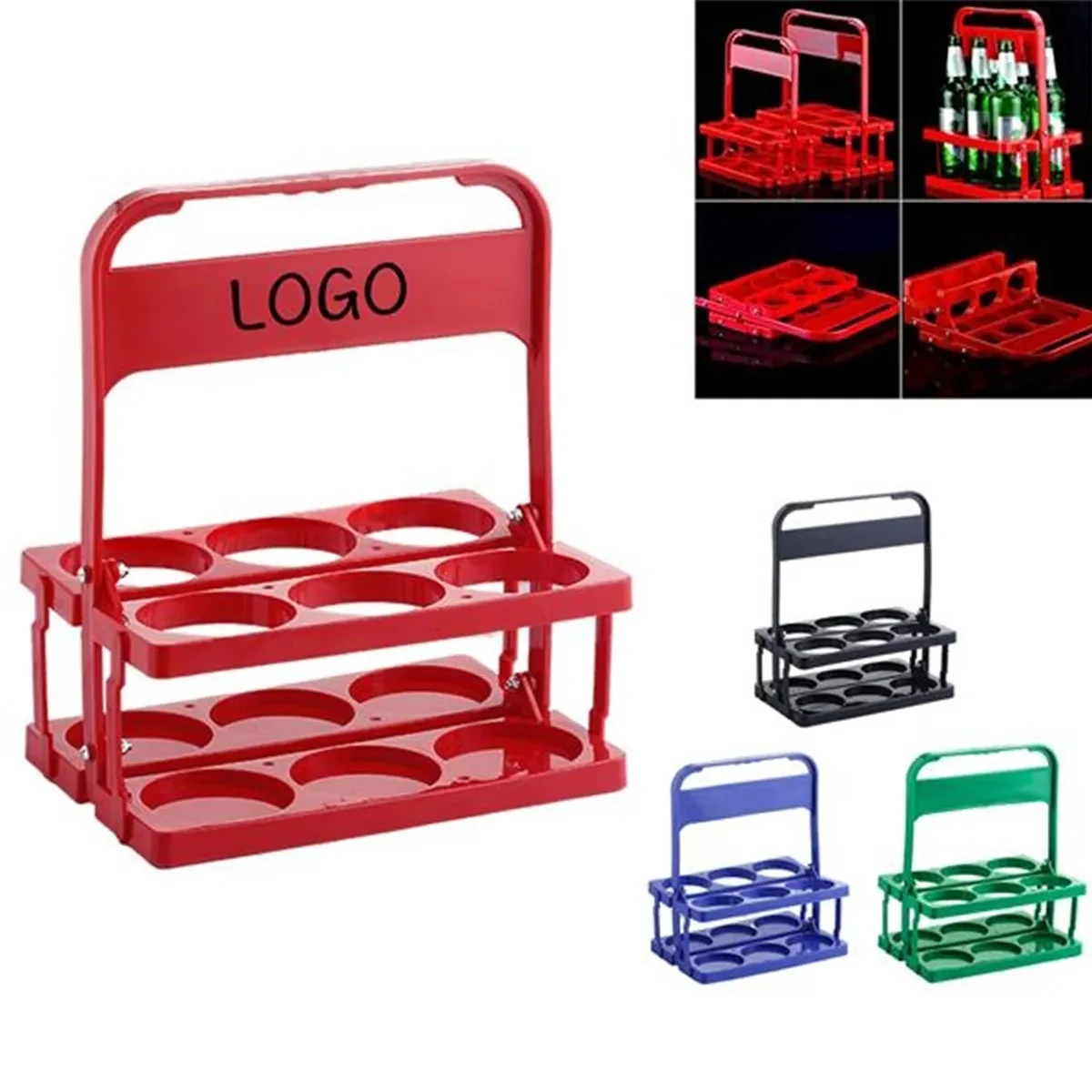 Portable Beer Folding Basket 1