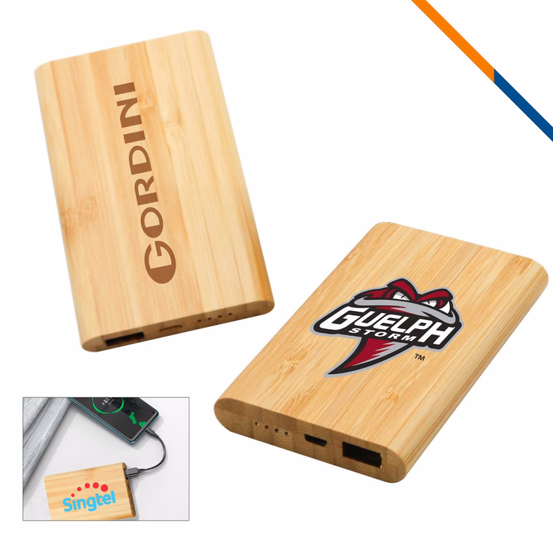 Achernar Bamboo Power Bank - 5000mAh