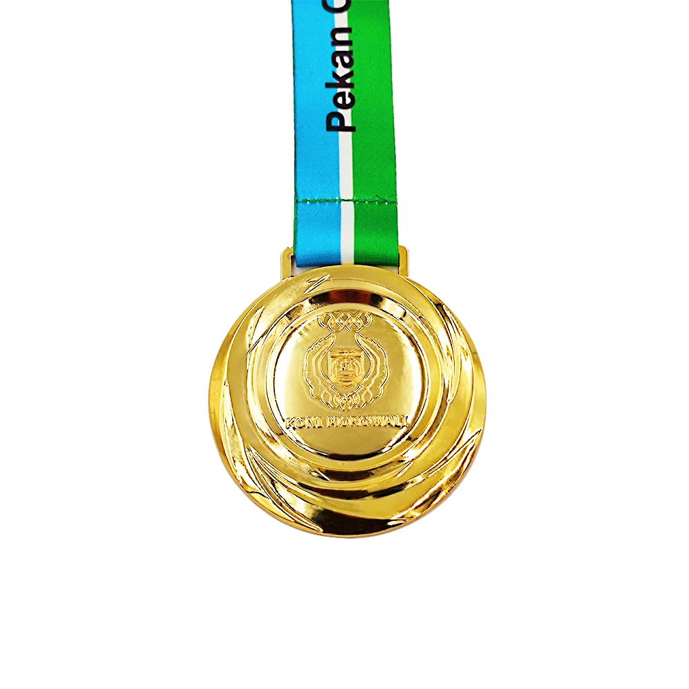 Custom Bright Gold Medallion 1