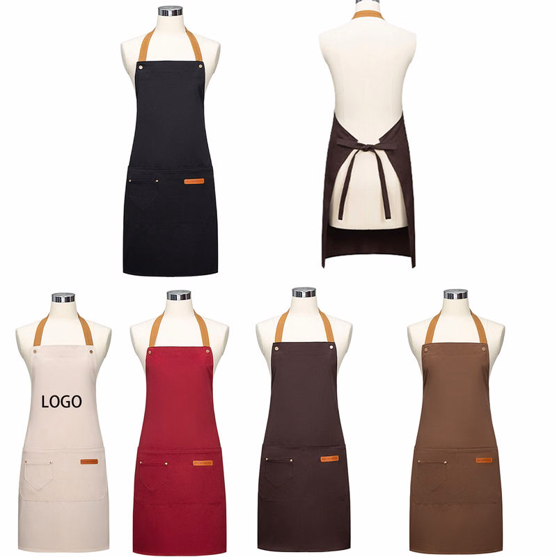 Custom Kitchen Apron with front pockets