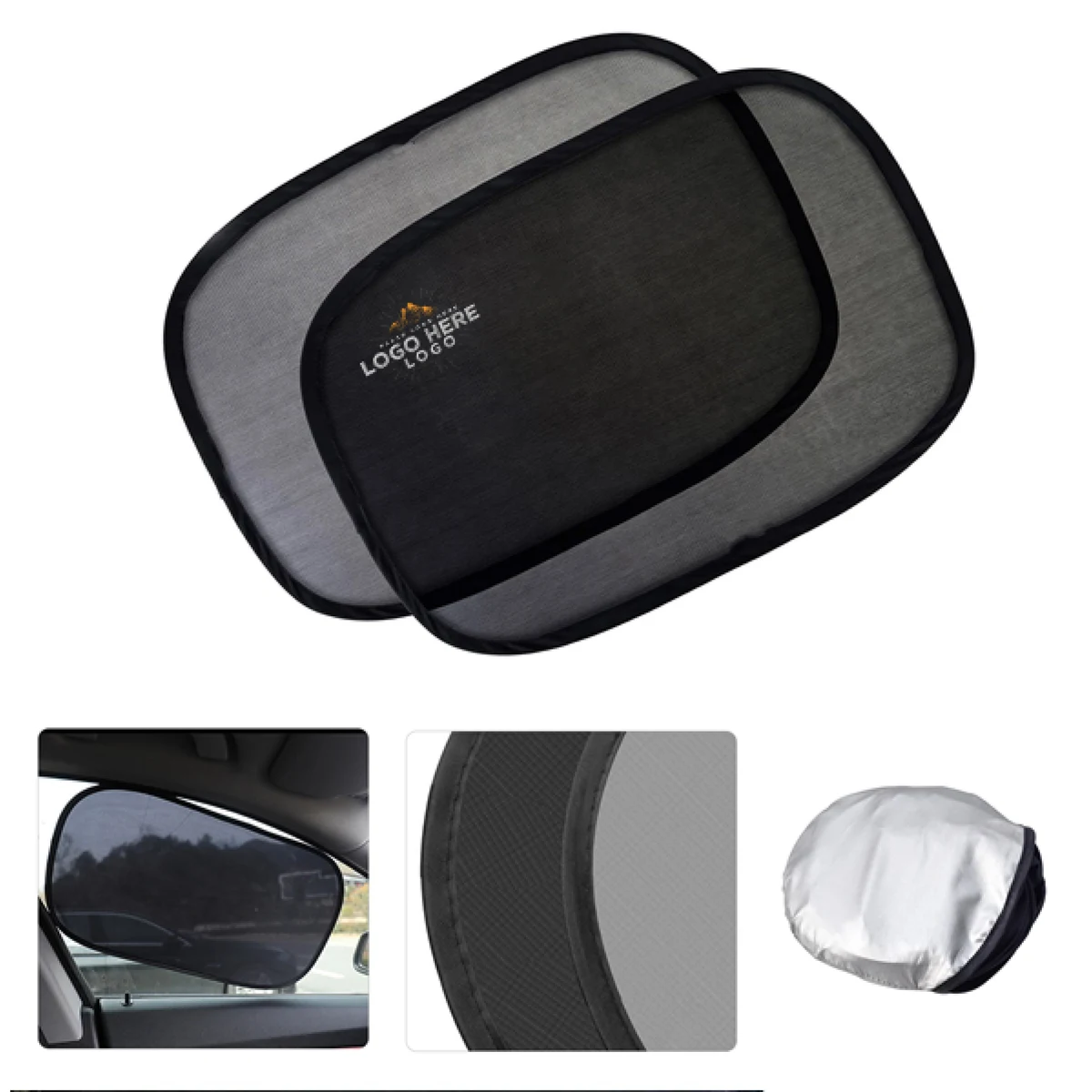 Static Adhesion Car Sunshade-Mesh 1