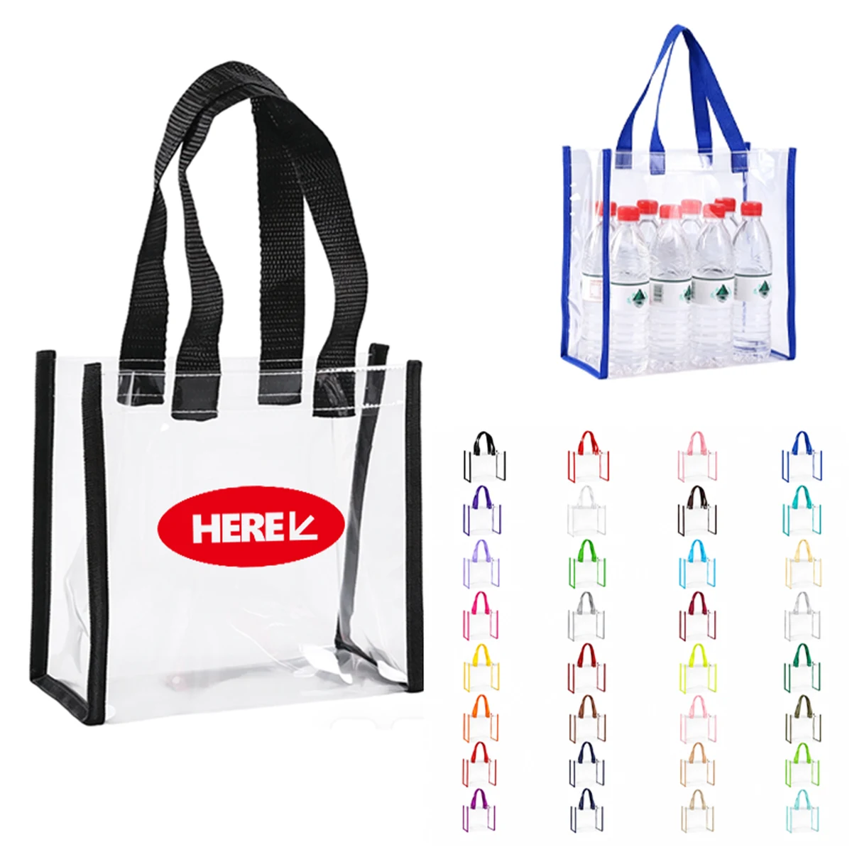 Car Sewn Large Capacity Clear Tote Bag 1