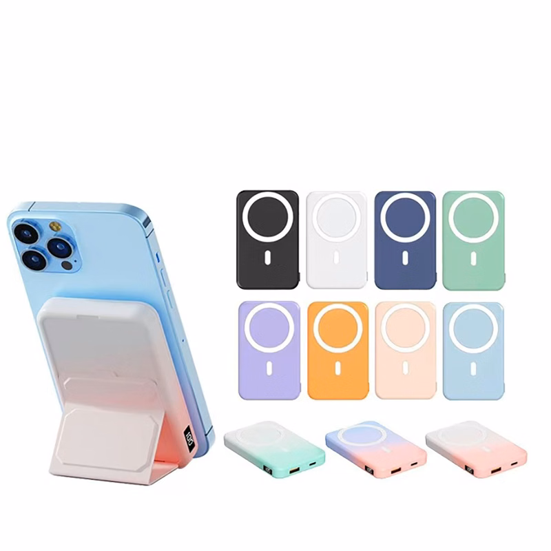 Magnetic/Wireless Charger, 5000mAh Power Bank