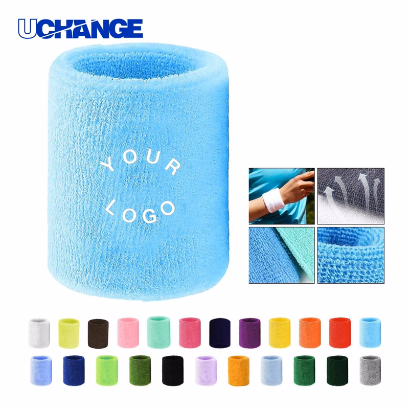 Cotton Workout Wristband Band for Gym and Outdoor Sports