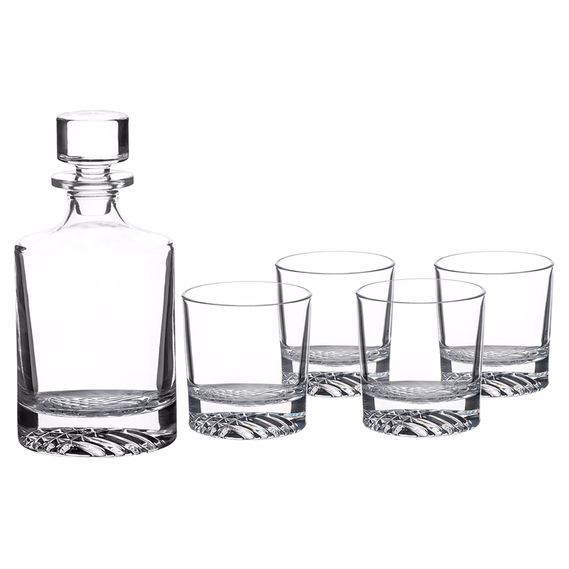 Round Glass Decanter Set