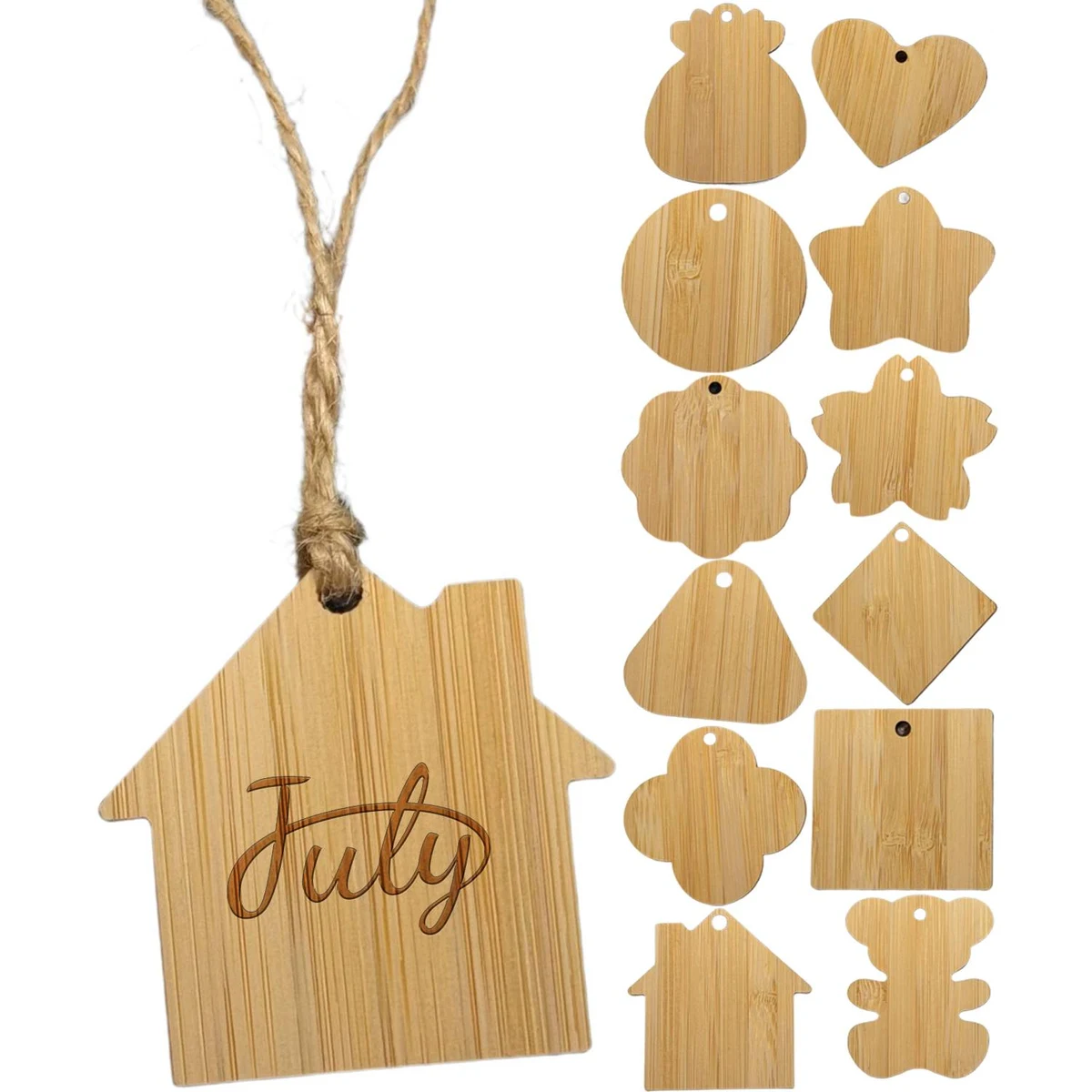 Bamboo Bookmark Keychain 1