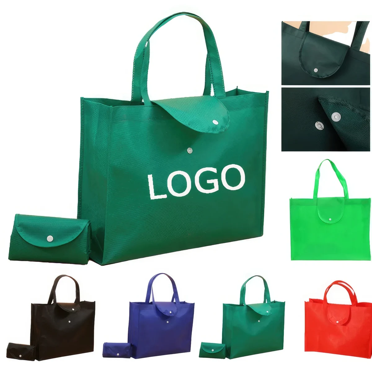 Button Non Woven Bag 1