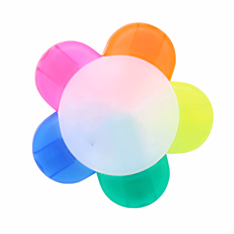 Flower Multi-Color Highlighters