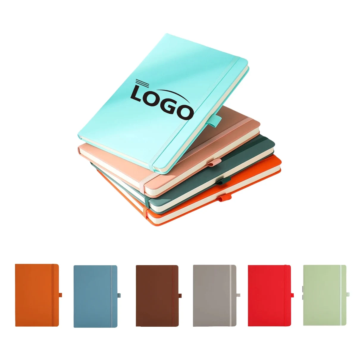 PU Leather A5 Notebook Woodfree Paper 1