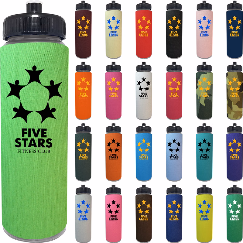 25 oz. Freedom Bottle with One Color Sleeve