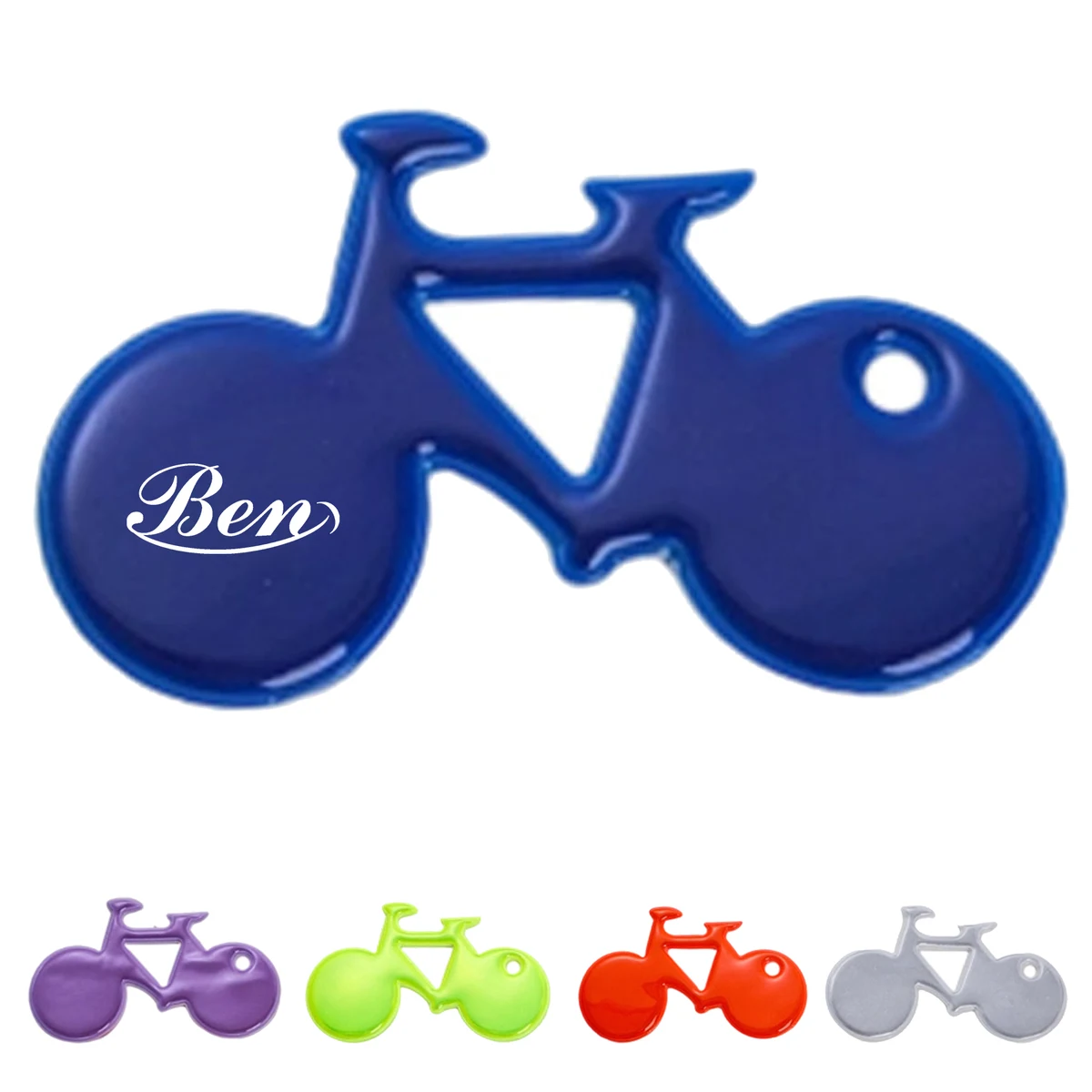 PVC Bicycle shaped Glow in the dark Pendant 1