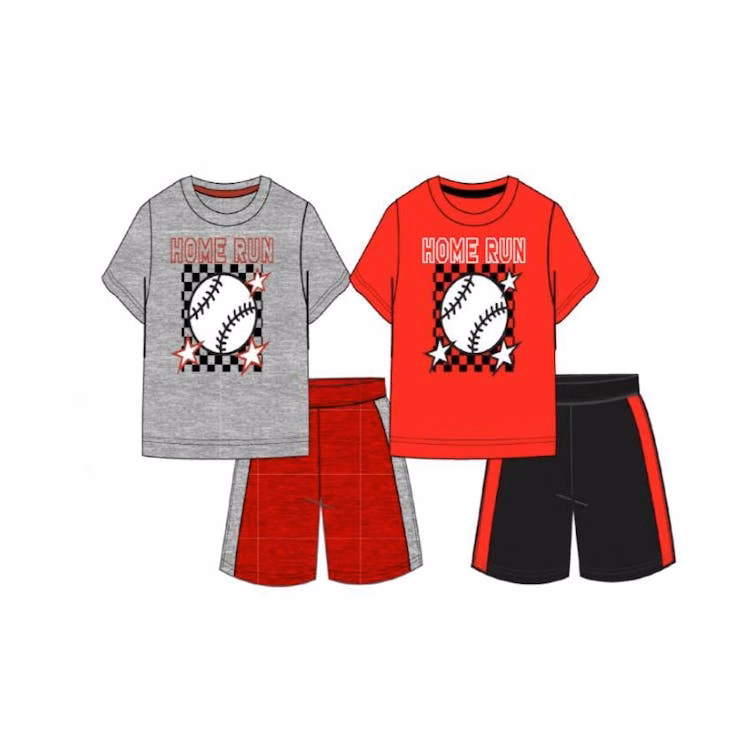 Boys Home Run Short Set - Size 2T-4T 72pcs