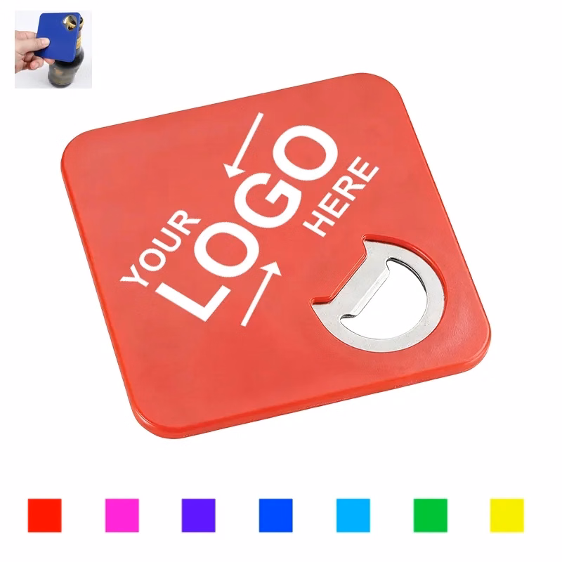 Plastic Coasters With Bottle Openers