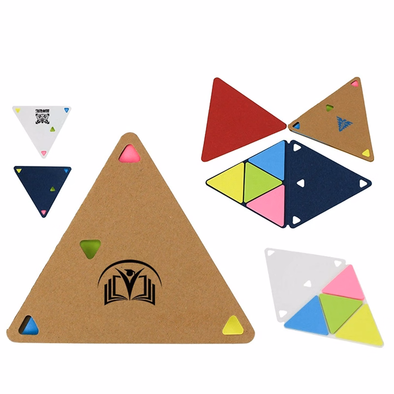 Gadget Triangular Multi-color Sticky Notes 3.5"L X 4.1"W