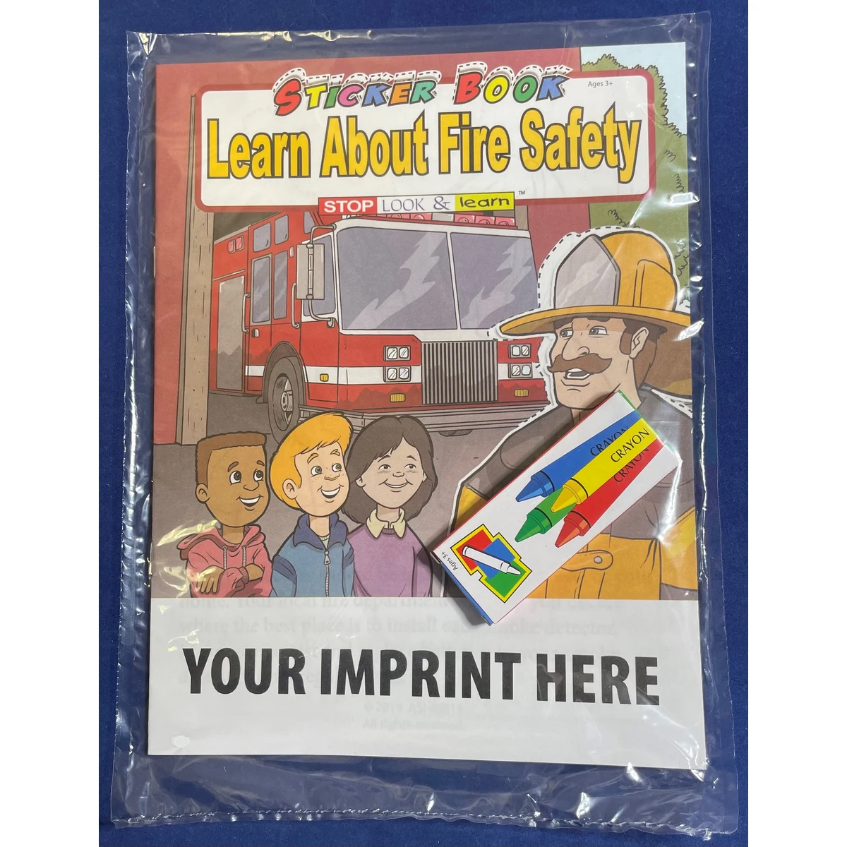STICKER BOOK SET - Learn About Fire Safety Sticker Book Fun Pack 1
