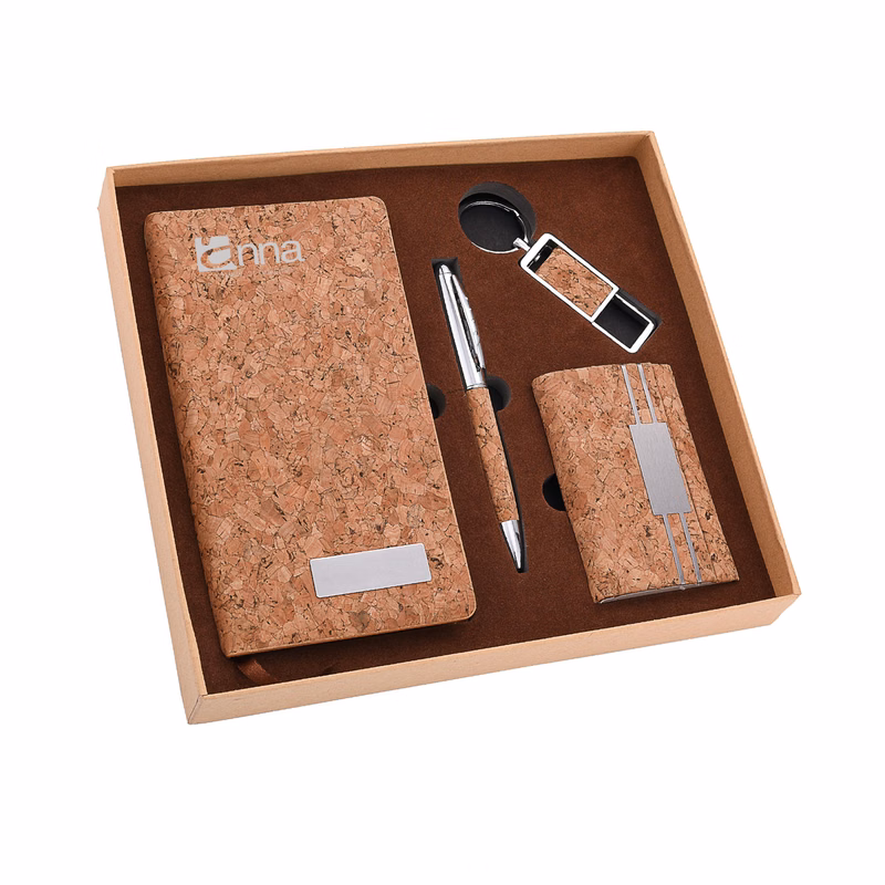 Cork Notebook & Pen Set