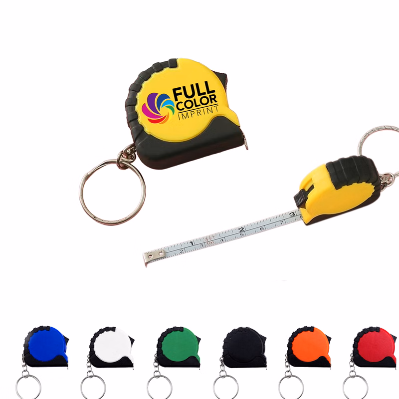 Full Color Mini Keychain Tape Measure MOQ 10