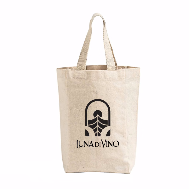 Cottonwood Canvas Double Wine Tote Bag