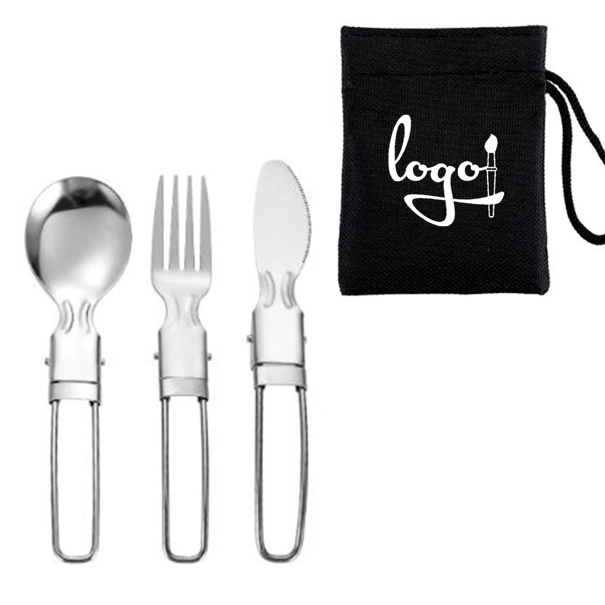 Portable Stainless Steel Foldable Cutlery Set 1