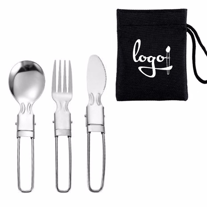 Portable Stainless Steel Foldable Cutlery Set