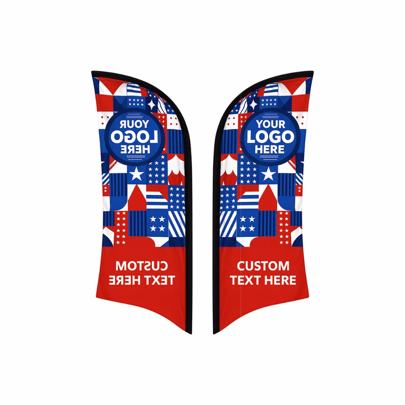 15' Double Sided Shaped Flag
