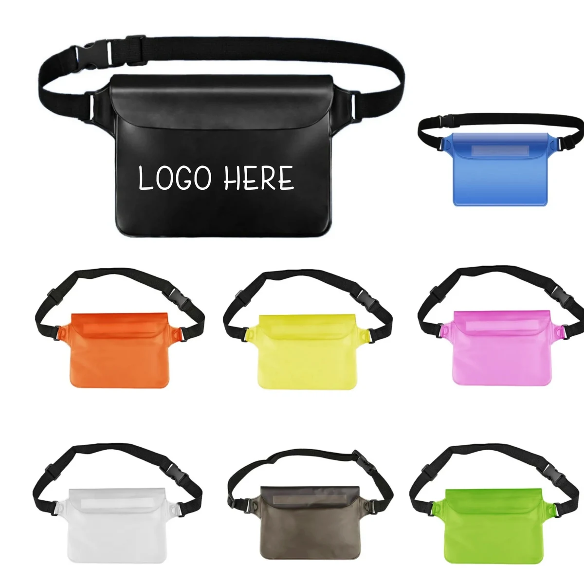 PVC Waterproof Translucent Phone Waist Bag 1