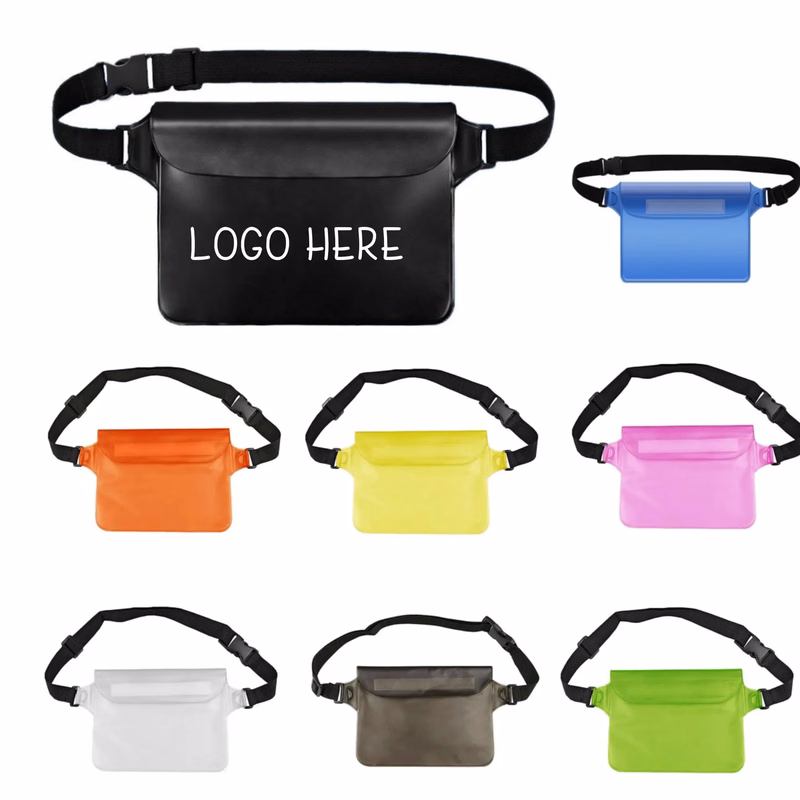 PVC Waterproof Translucent Phone Waist Bag