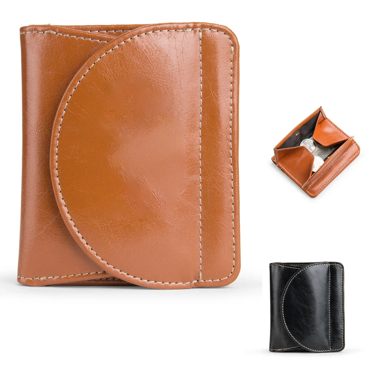 Soft Genuine Leather change purse 1