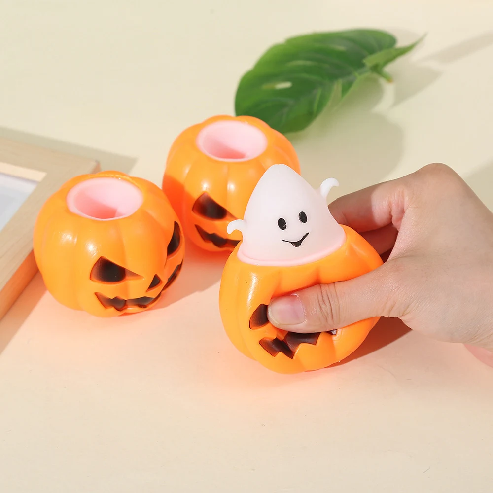 Halloween Light Up Pumpkin Stress Relief Toys 1