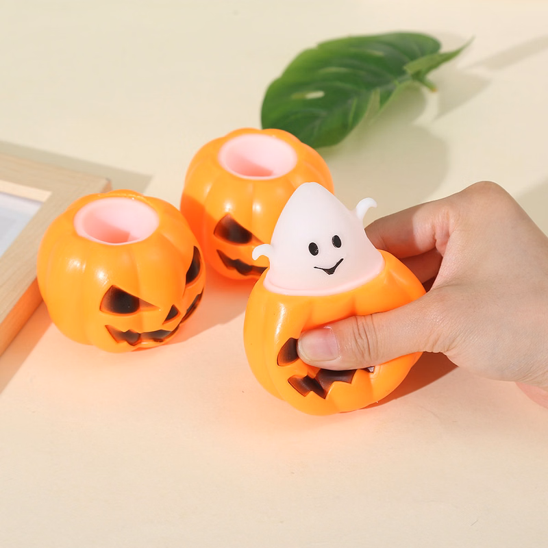 Halloween Light Up Pumpkin Stress Relief Toys
