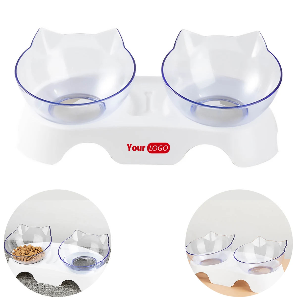 Abs Neck Protection Transparent Double Bowl 1