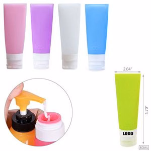 80ml Silicone Tube Travel Bottle With Flip Up Lid