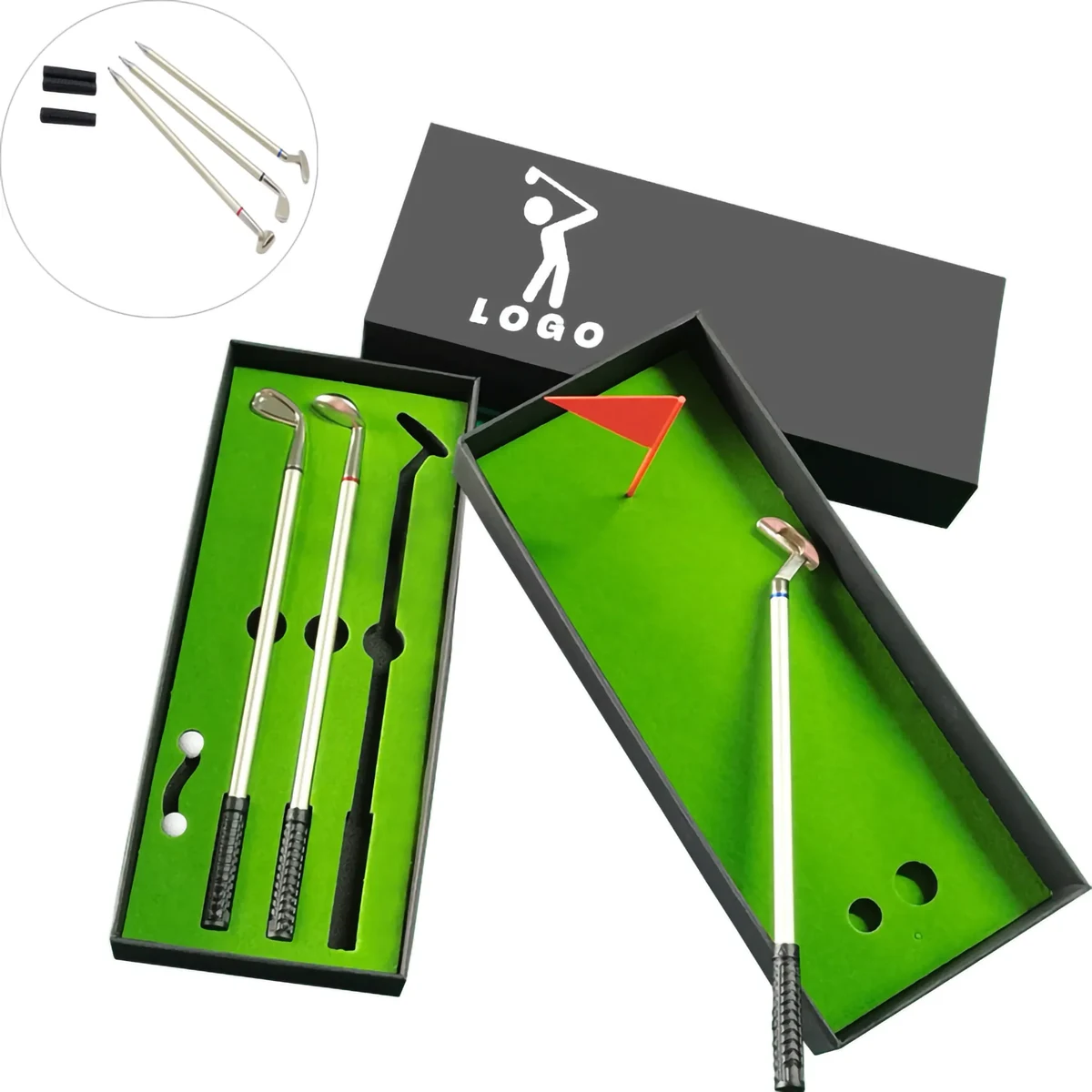 Mini Golf Ballpoint Pen Gift Set 1
