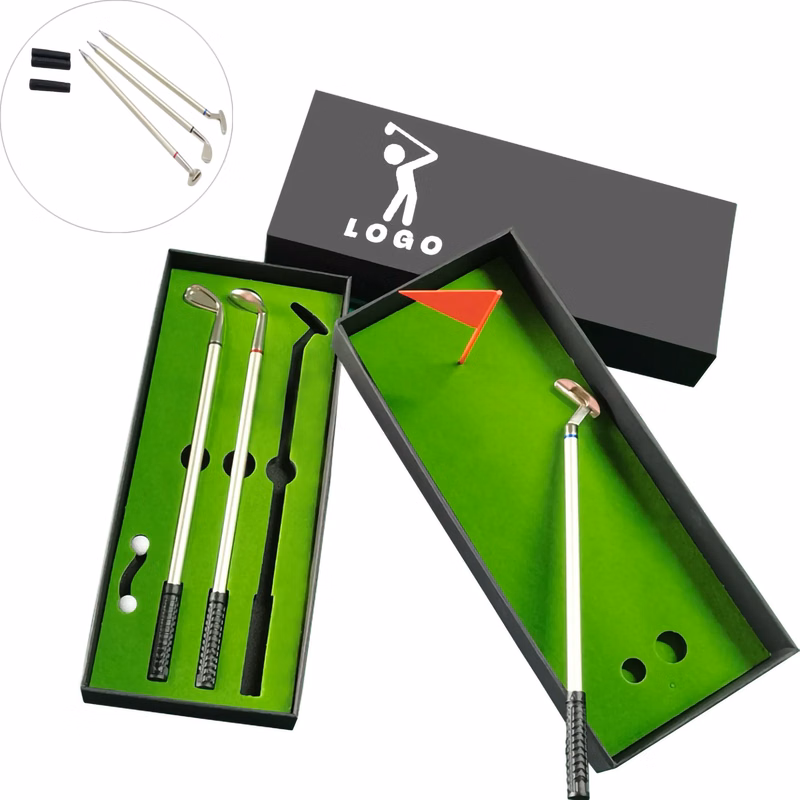 Mini Golf Ballpoint Pen Gift Set