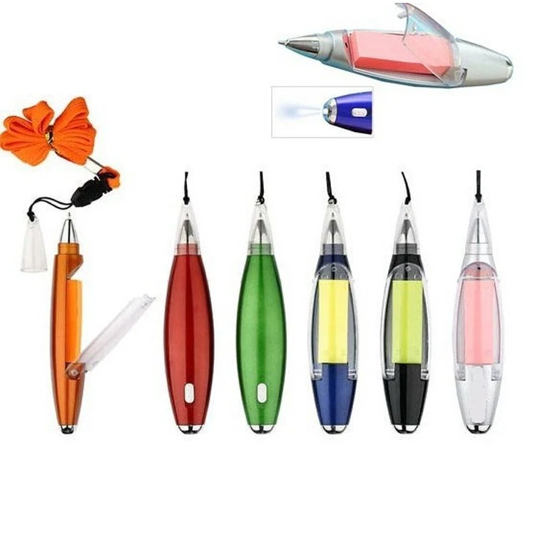 Flashlight Pen with Sticky Notes 1