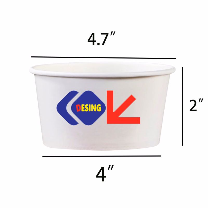 Full Color 12OZ Disposable Bowls