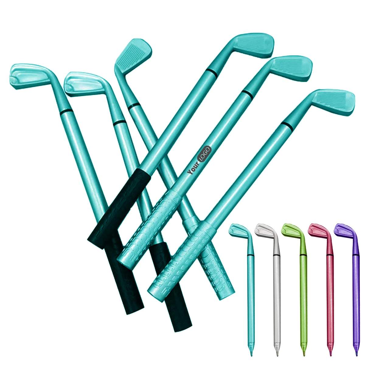 Plastic Creative Golf Gift Pen Set With Custom Logo For Golf Enthusiasts 1