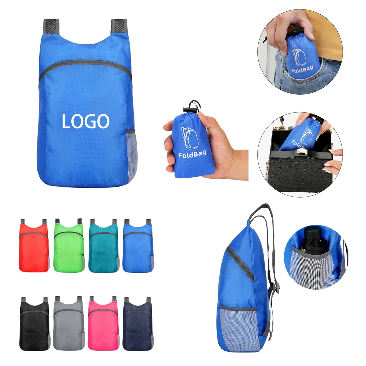 Foldable Packable Backpack for Camping and Trekking 1